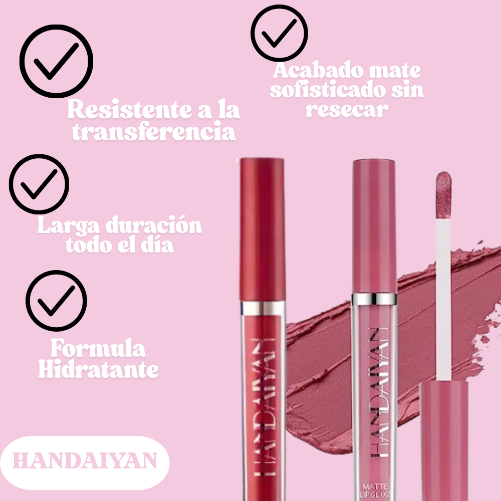 Set Labiales Handaiyan™ - Resiste todo, menos pasar desapercibido!
