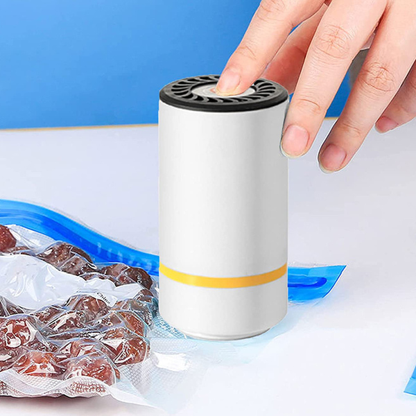 Mini Selladora al Vacío + 5 Bolsas – ¡Despídete del desperdicio de comida!