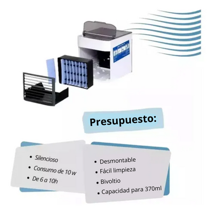 Mini Aire Acondicionado Climatizador Portátil – Para Casa, Oficina o Viaje