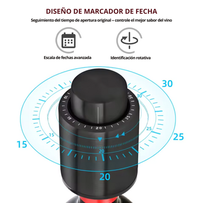 Tapón de Botella de Vino al Vacío