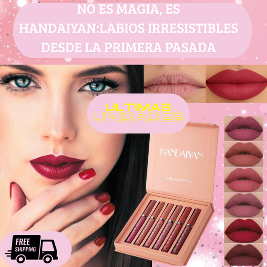 Set Labiales Handaiyan™ - Resiste todo, menos pasar desapercibido!