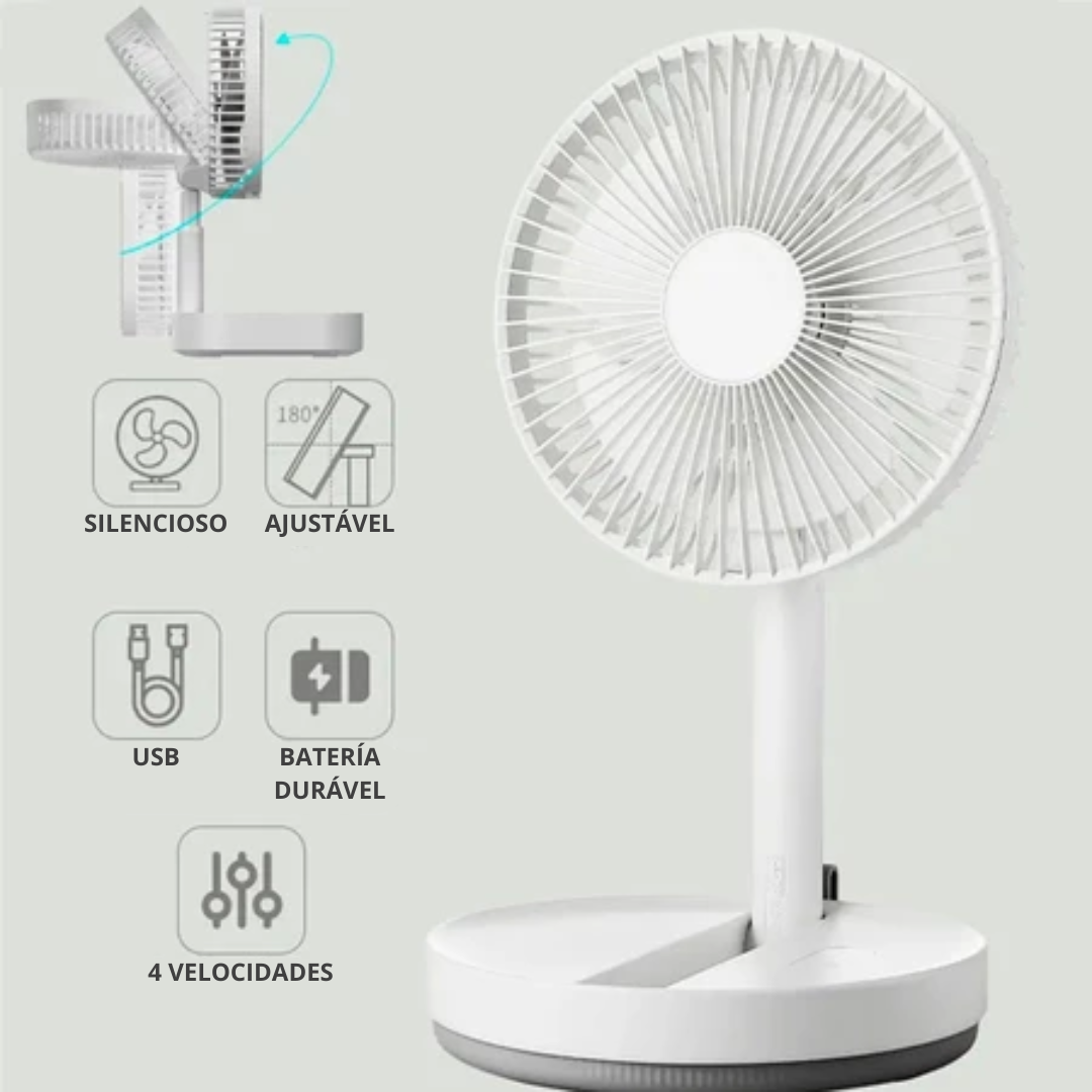 Ventilador Portátil Extensible 4 en 1