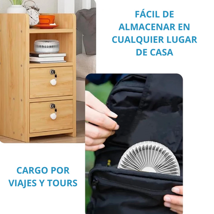 Ventilador Portátil Extensible 4 en 1