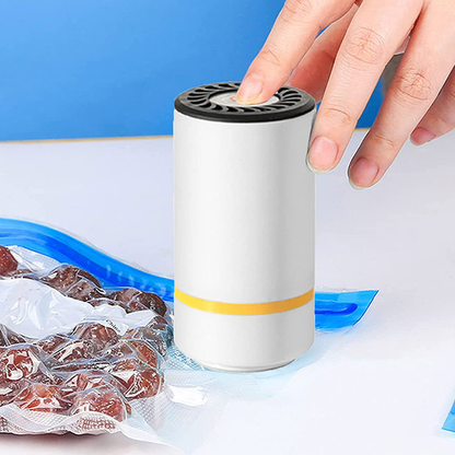 Mini Selladora al Vacío + 5 Bolsas – ¡Despídete del desperdicio de comida!