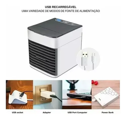 Mini Aire Acondicionado Climatizador Portátil – Para Casa, Oficina o Viaje